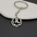 Metal Western Boot Keychain Car Key Ring Gift view 3