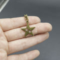Zinc Alloy Smooth Star Keychain Bag Charm Gift view 4