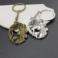 Zinc Alloy Girl Figure Keychain Minimalist Bag Charm Gift view 3