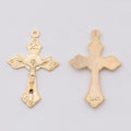 DIY Vintage Zinc Alloy Jewelry Accessories Cross Pendant Charms For Handmade Necklaces view 5