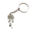 Zinc Alloy Rose Flower Keychain Simple Bag Charm Gift view 5