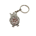Zinc Alloy Minimalist Owl Keychain Bag Charm Gift – Antique Copper view 5