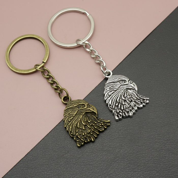 Zinc Alloy Simple Eagle Keychain Key Ring Gift