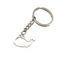 Zinc Alloy Enamel Whale Hollow Frame Keychain Bag Charm view 5