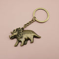 Metal Minimalist Dinosaur Keychain Bag Charm view 6