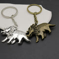 Metal Minimalist Dinosaur Keychain Bag Charm view 4