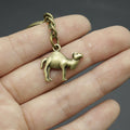 Zinc Alloy Simple Camel Keychain For Bag Charm Gift view 3