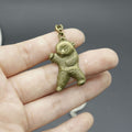 Metal Kung Fu Bear Keychain Cute Bag Charm Gift view 4