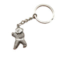 Metal Kung Fu Bear Keychain Cute Bag Charm Gift view 5