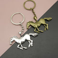 Metal Simple Horse Keychain Bag Charm Gift view 1