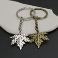 Metal Maple Leaf Keychain Bag Charm view 4