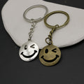 Metal Smiley Face Keychain Key Ring Bag Charm Gift view 4