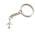 Metal Airplane Shape Keychain Travel Bag Charm Gift – Antique Copper view 5