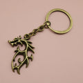 Metal Dragon Keychain Flame Style Bag Charm view 6