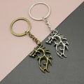 Metal Dragon Keychain Flame Style Bag Charm view 1