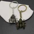 Zinc Alloy Minimalist Bee Keychain For Bag Charm Gift view 3