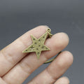 Metal Five-Pointed Star Keychain Minimalist Bag Charm Gift view 4