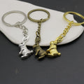 Metal Minimalist Rabbit Keychain For Bag Charm Gift view 3