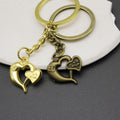 Metal Heart Keychain Gift view 3