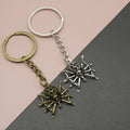 Zinc Alloy Minimalist Spider Keychain Key Ring Gift view 1