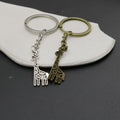 Zinc Alloy Simple Giraffe Keychain Bag Charm Gift view 4
