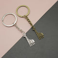 Zinc Alloy Simple Giraffe Keychain Bag Charm Gift view 1