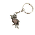 Zinc Alloy Simple Owl Keychain Animal Gift Key Ring view 5