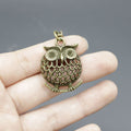 Zinc Alloy Simple Owl Keychain For Bag Charm Gift view 4