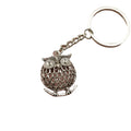 Zinc Alloy Simple Owl Keychain For Bag Charm Gift view 5