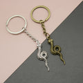 Zinc Alloy Simple Snake Keychain For Key Ring view 1