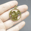 Metal Minimalist Elephant Keychain Bag Charm Gift view 3