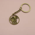 Metal Minimalist Elephant Keychain Bag Charm Gift view 6
