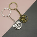Metal Minimalist Elephant Keychain Bag Charm Gift view 1
