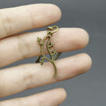Metal Gecko Keychain Bag Charm view 3