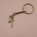 Metal Gecko Keychain Bag Charm view 6