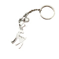 Metal Minimalist Sika Deer Keychain Bag Charm Gift Accessory view 5