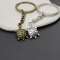 Zinc Alloy Simple Turtle Keychain Bag Charm Gift view 4