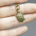 Zinc Alloy Simple Turtle Keychain Bag Charm Gift view 3