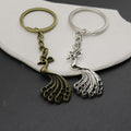 Metal Minimal Peacock Keychain Bag Charm view 3