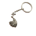 Metal Minimal Peacock Keychain Bag Charm view 5
