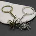 Metal Spider Keychain Bag Charm – Antique Copper view 3
