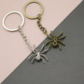 Metal Spider Keychain Bag Charm – Antique Copper view 1