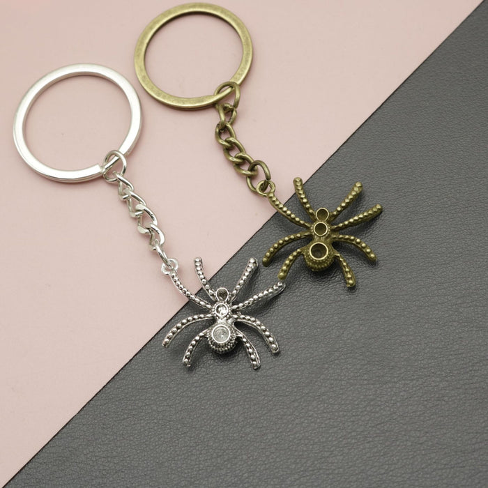 Metal Spider Keychain Bag Charm – Antique Copper