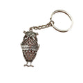 Zinc Alloy Simple Owl Keychain Bag Charm Gift – Antique Copper view 5