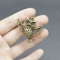 Metal Owl Shape Keychain Animal Key Ring Gift view 3