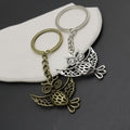 Metal Owl Shape Keychain Animal Key Ring Gift view 4