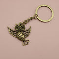 Metal Owl Shape Keychain Animal Key Ring Gift view 6