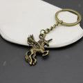 Metal Unicorn Keychain Bag Charm – Antique Copper view 3