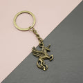 Metal Unicorn Keychain Bag Charm – Antique Copper view 1