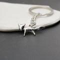 Metal Simple Fox Keychain Animal Bag Charm Gift view 4